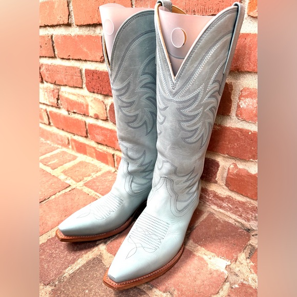 Tecovas Shoes - Tecovas Slate Blue Annie Boots